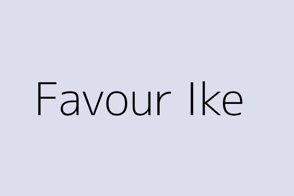 Favour Ike
